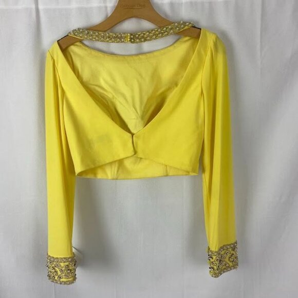 Hannah S 2 Piece Homecoming Fun Fashion Lemon Dress Size 4 . - Picture 7 of 16